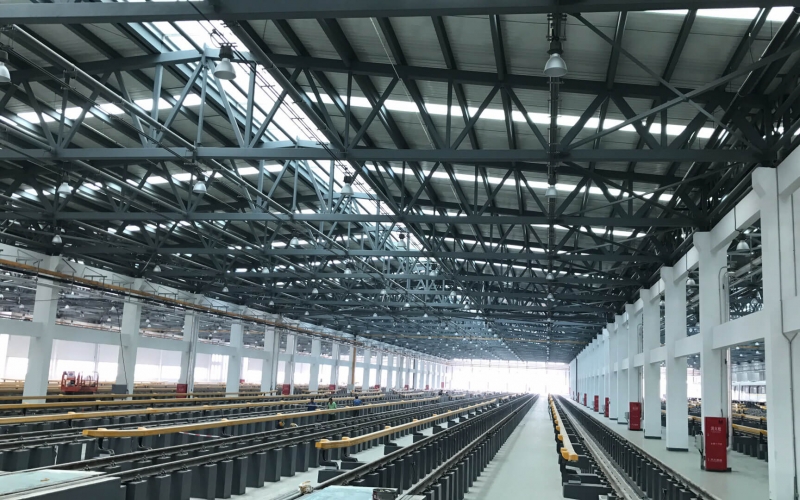 武漢地鐵11號線（長嶺山）鋼結(jié)構(gòu)防火涂料工程